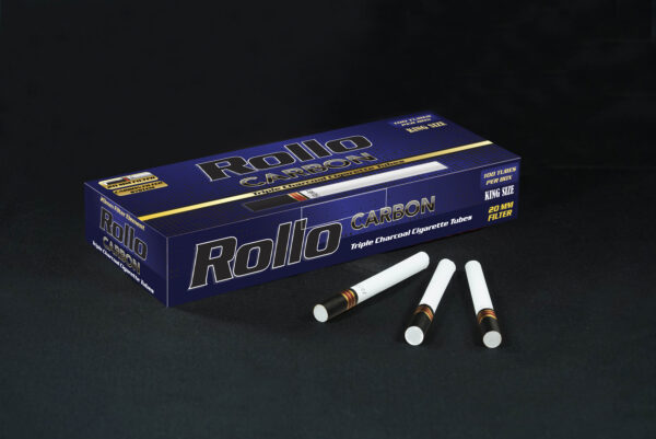 Charcoal Cigarette Tubes Rollo Carbon 100ct