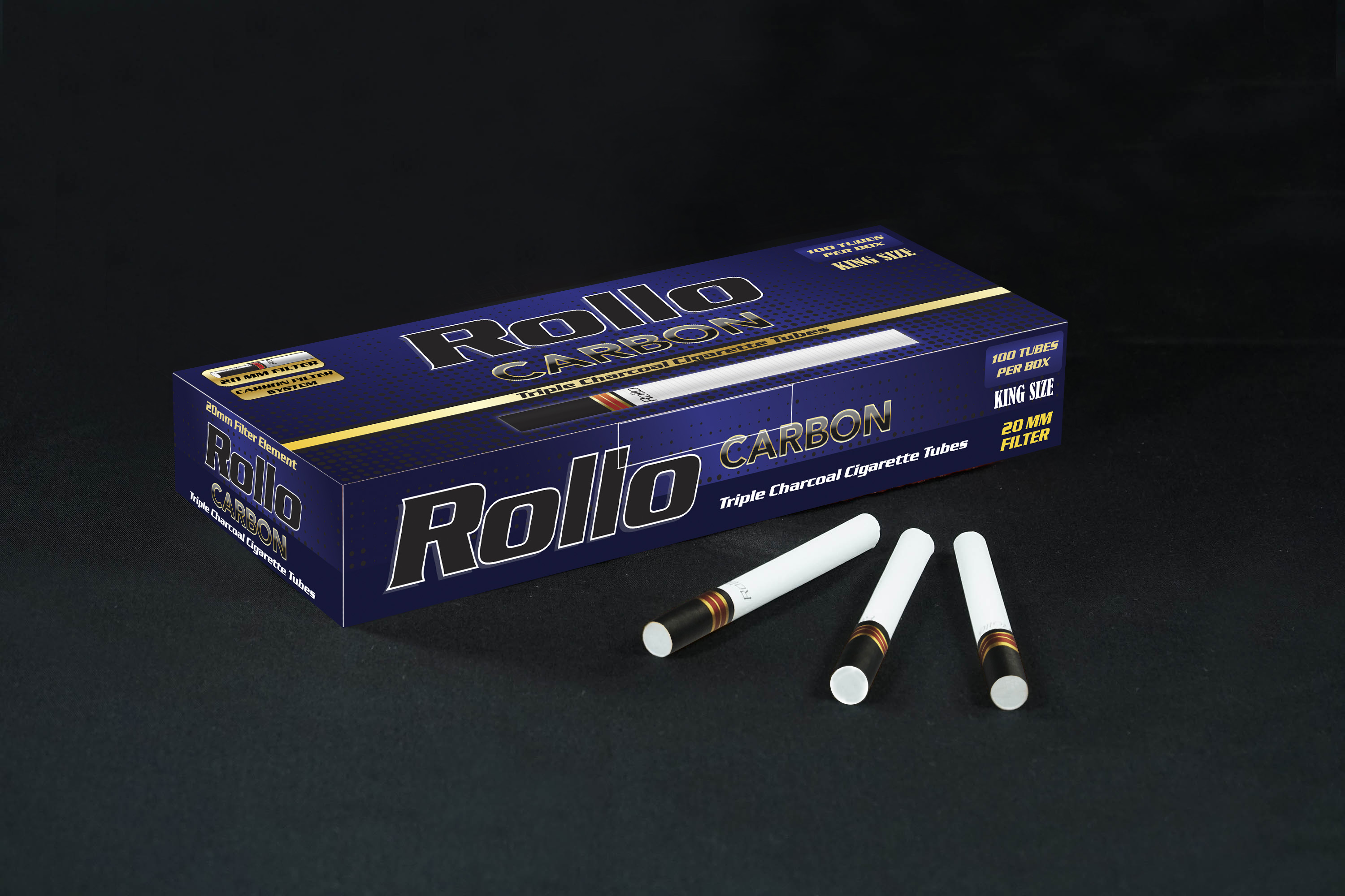 Silverfoiltubes International Inc. Charcoal Cigarette Tubes Rollo