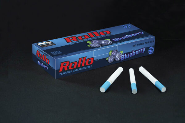 Flavoured Cigarette Tubes Rollo Blueberry 100 CT