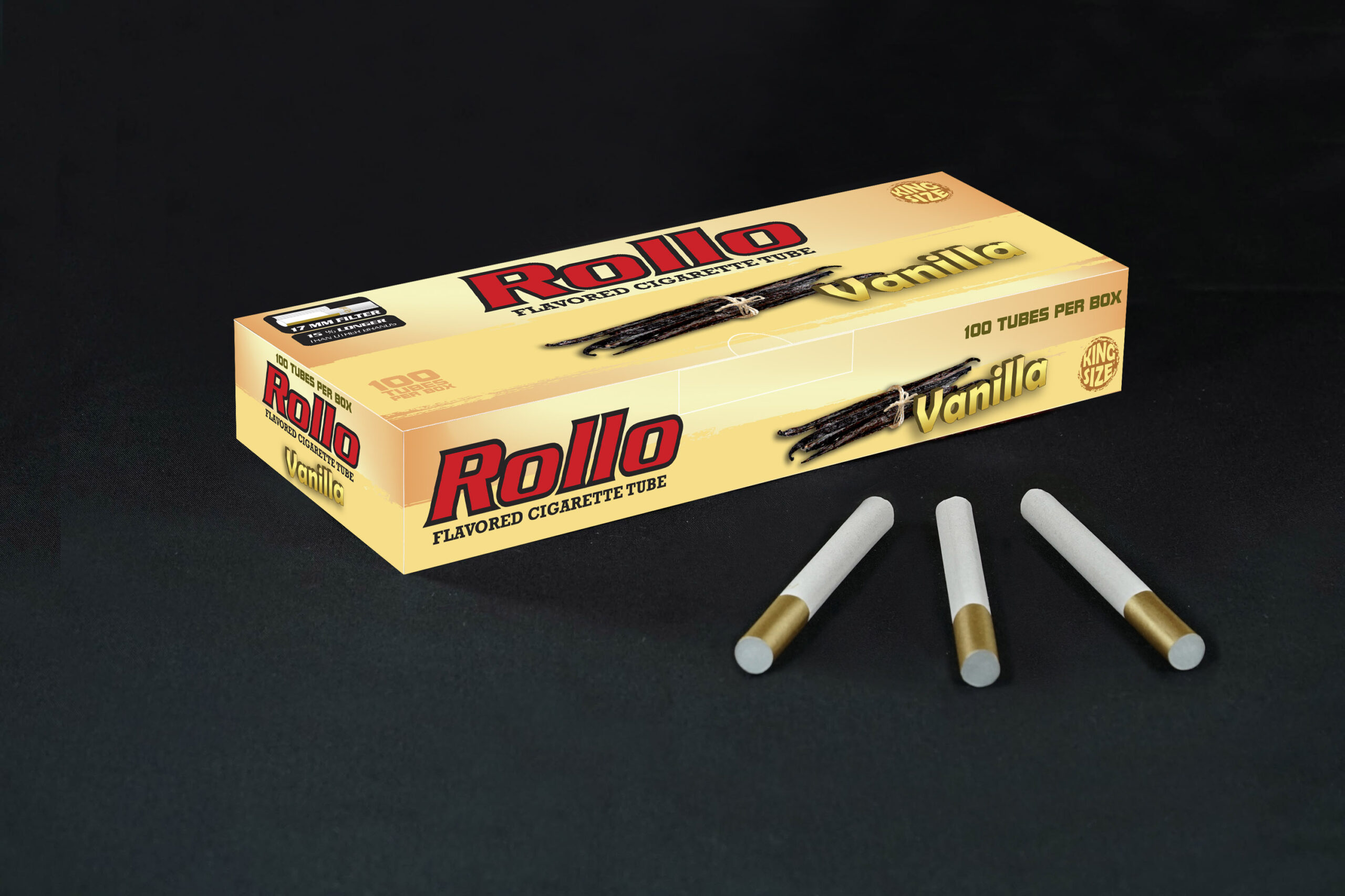 Flavoured Cigarette Tubes Rollo Vanilla 100 CT