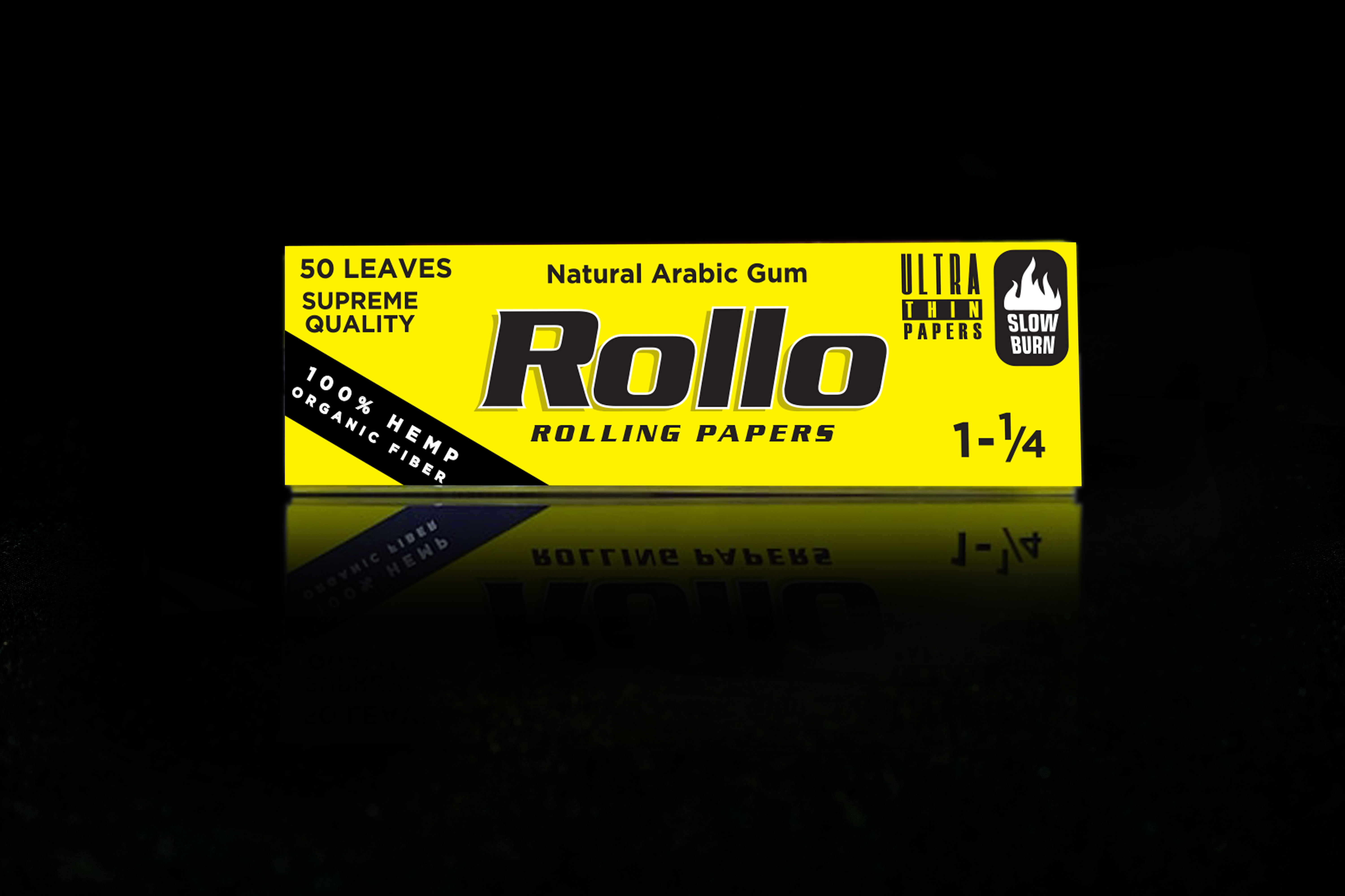 Rolling Papers, Organic Hemp Fiber, Spanish 1-1/4, 44 x 78