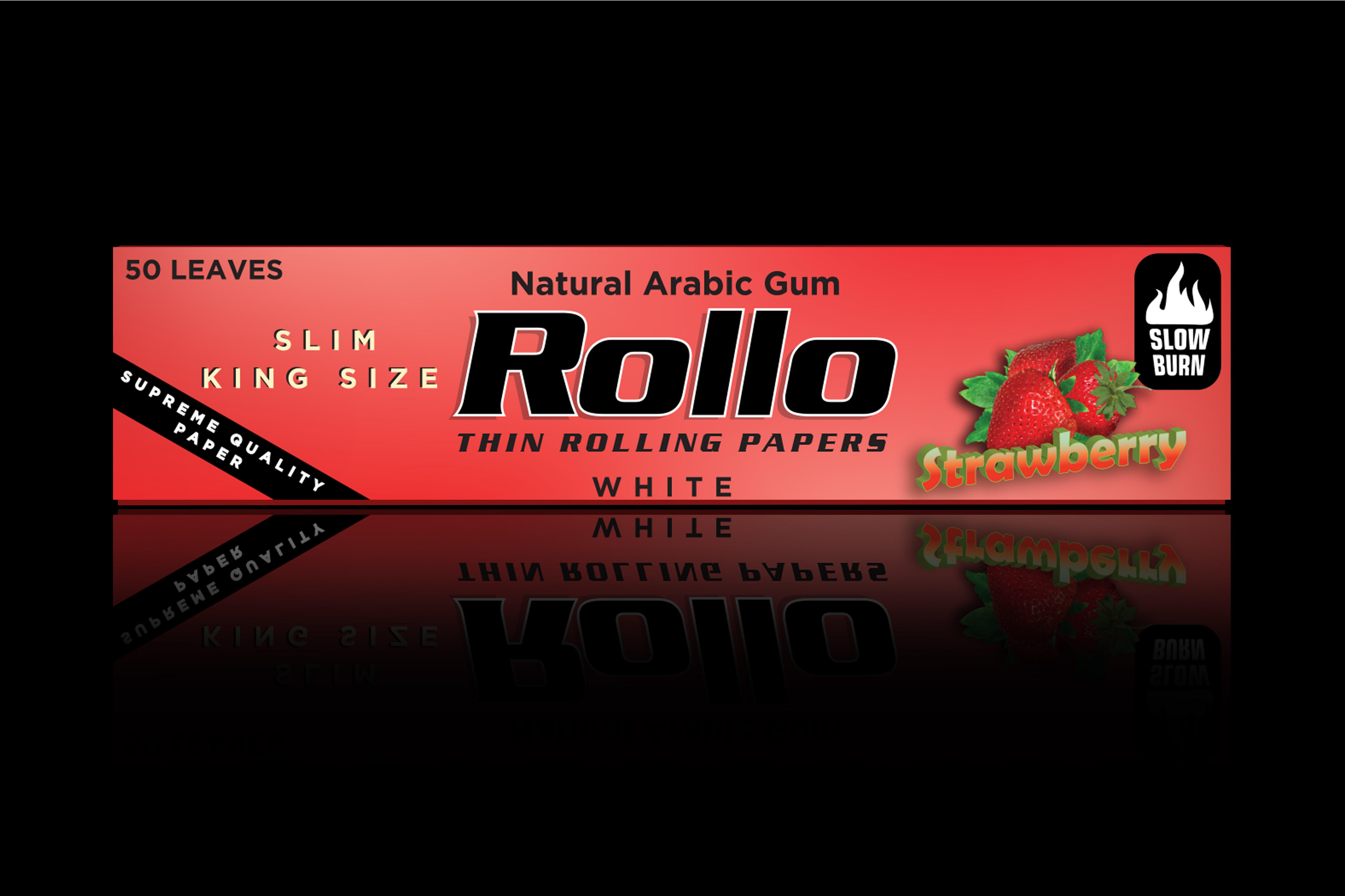 Rolling Papers, Strawberry, Slim King Size 44 x 110