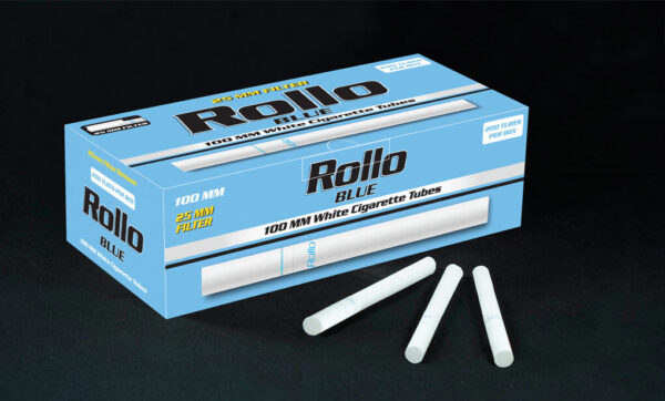 Cigarette Tubes 100mm Rollo Blue 200CT