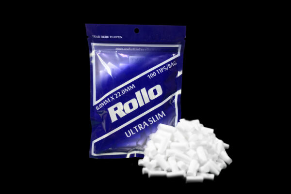 Cigarette Rolling Paper Filter Tips Slim Rollo 6MMx 22MM