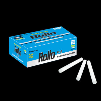Micro Slim Cigarette Tubes Rollo Blue 88/25 100 CT