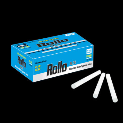 Micro Slim Cigarette Tubes Rollo Blue 88/25 100 CT